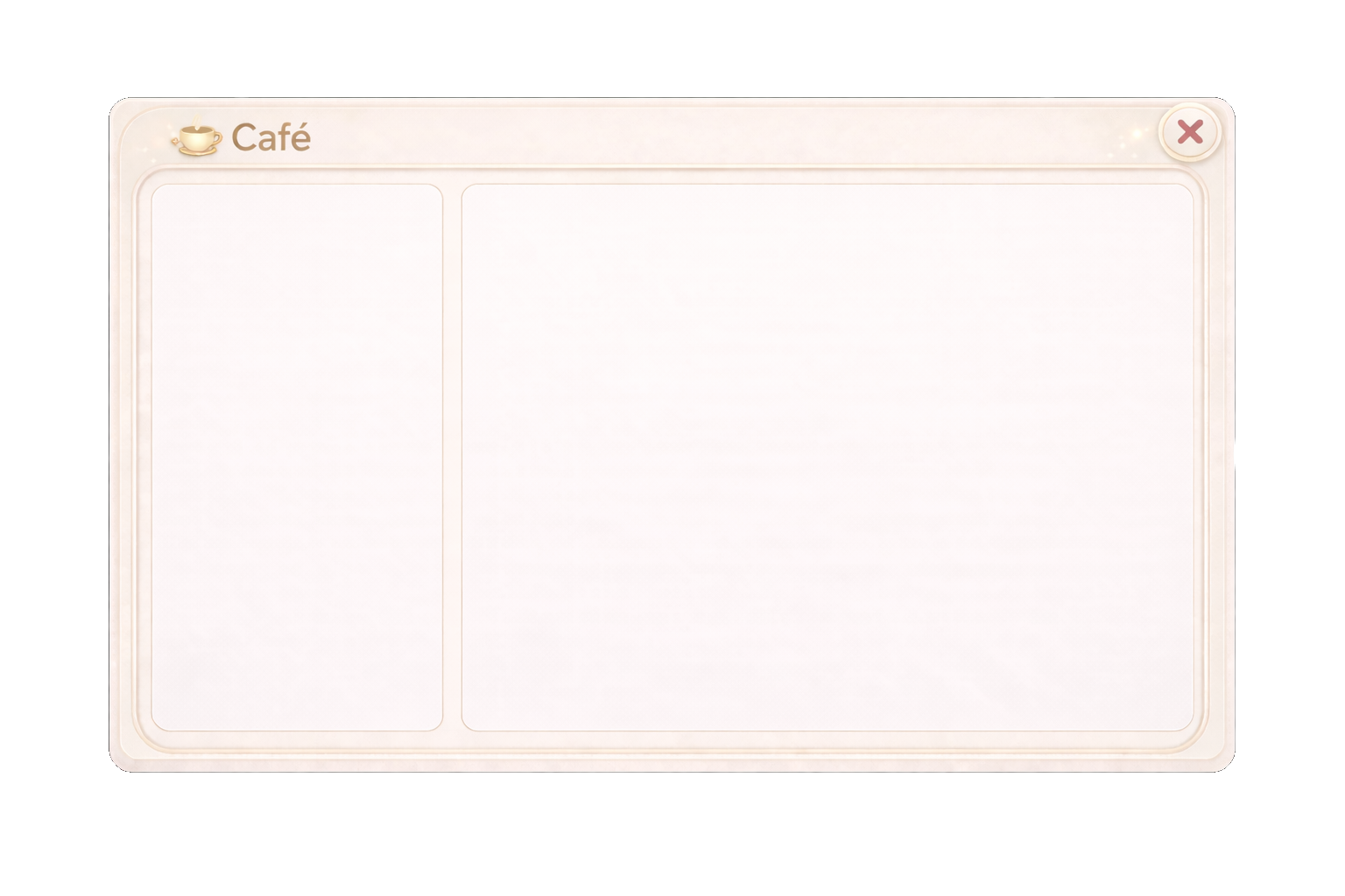 Cafe UI
